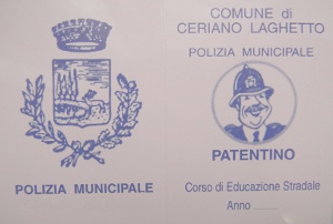 Immagine della patente rilasciata